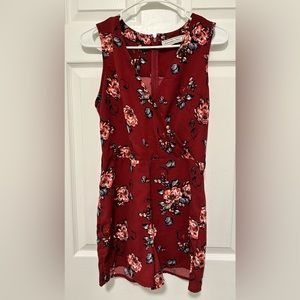 Abercrombie And Fitch Floral Romper Size 2